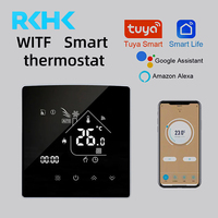 Termostato Inteligente Programable RKHK de 16A para Calefacción por Suelo Radiante, con Pantalla Táctil y WiFi, para el Hogar