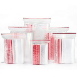 Sac d'emballage transparent personnalisé 22x14cm en plastique PE givré, impression par sublimation/sérigraphie, sac cadeau promotionnel, impression d'étiquette - Product Image 3
