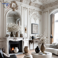 Personnalisation flexible, panneaux muraux et de plafond en relief de style européen GRC pour les applications décoratives de villas