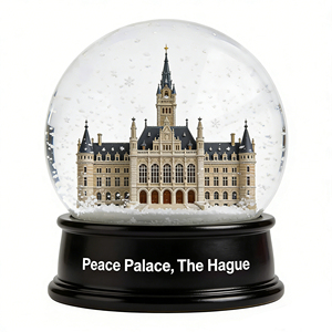 Globe à neige personnalisé en résine Pays-Bas Nouvelle Église de <span class=keywords><strong>Delft</strong></span> pour souvenirs religieux, cadeaux de voyage et objets de collection - Product Image 3