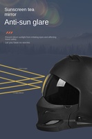 Casque de moto rétro certifié 3C/DOT en ABS, casque intégral, électrique, pour homme et femme, hiver, quatre saisons, Scorpion, adulte