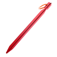 Vente en gros tente de camping en plein air robuste de qualité industrielle piquets en alliage d'aluminium clous accessoires essentiels chevilles maillets tout