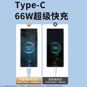 Cable de datos de carga rápida 3 en 1 tipo C 120W, carga súper rápida para dispositivos Huawei y Apple, cable de PVC de 1.2M - Product Image 4