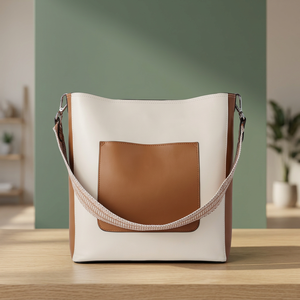 Pochette décontractée pour femme en cuir véritable, durable, de haute qualité, avec fermeture éclair, personnalisable, élégante, légère, imperméable et pliable - Product Image 3