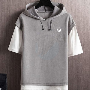 Conjunto de pantalones cortos con capucha para entrenamiento deportivo unisex, diseño personalizado con patrón sólido, gran oferta, ropa deportiva y ropa deportiva con logotipo personalizado - Product Image 3