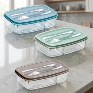 Contenitore in plastica Danube con coperchio rettangolare (Plastic 1203) - Product Image 3