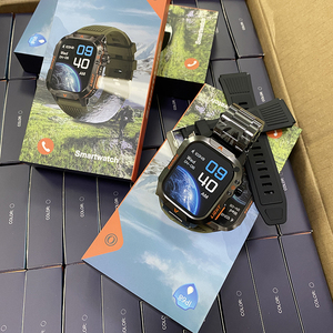 Wholesale MOQ Flashlight Stainless Steel Band <b>Compass</b> Air Pressure Display Barometer Outdoor Tactical Smart <b>Watch</b> HT26 DSM11 TAC - Product Image 3