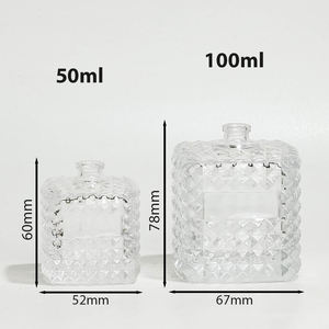Nuevo Modelo de Botella de Perfume de 50 ml y 100 ml, Botellas de Perfume <span class=keywords><strong>Dona</strong></span> con Fondo Grueso de 50 ml, Botella de Vidrio para Perfume de Mujer, Envase de Perfume - Product Image 4