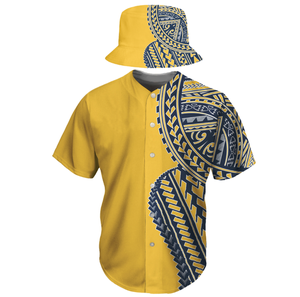 2021新着ポリネシアサモア部族デザインカスタムファッションイシャーマンハット野球ユニフォーム - Product Image 1