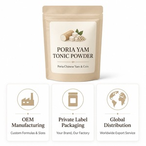 Tónico de Poria y Ñame <span class=keywords><strong>Chino</strong></span>, Bebida Herbal con Semillas de Coix, Comida Natural para el Equilibrio Digestivo, Mezcla para el <span class=keywords><strong>Desayuno</strong></span> 500g Yuzetang - Product Image 6