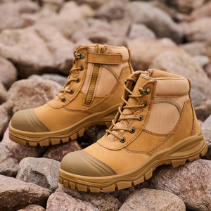 <span class=keywords><strong>Scarpe</strong></span> Antinfortunistiche Unisex S3 a Taglio Medio, Doppia Densità PU, Certificazione CE, Resistenti ad Acidi e Oli, in Pelle Bovina, Antiscivolo e Impermeabili per l'Inverno - Product Image 4