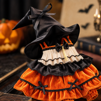 Poupée Reborn en vinyle de 18 pouces pour Halloween, costume de sorcière avec ailes de chauve-souris, baguette magique, cheveux bouclés, poupée nouveau-né pour jeu d'imitation