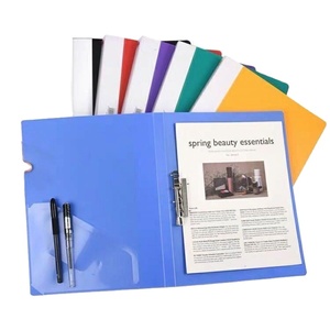 แฟ้มเอกสารคุณภาพสูง PP A4 อุปกรณ์สำนักงาน แฟ้มกระดาษแข็งแบบหนีบ - Product Image 1