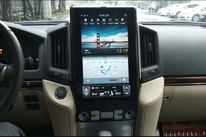 Pa 2022 13.6 "Android 9.0 Màn hình thẳng đứng Car GPS navigation cho TOYOTA LAND CRUISER 2016 2017 xe đài phát thanh - Product Image 3