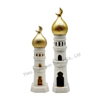 Décorations du Ramadan Superwin CTO 2026, mosquée en résine faite à la main, décoration de bureau du Ramadan, ornement de table musulman Eid Mubarak