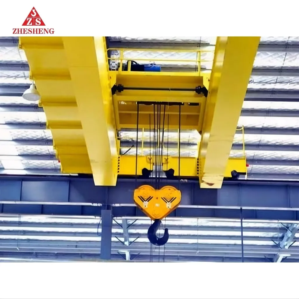 Derek Overhead pengangkat kait tugas berat 200 Ton 100 Ton 150 Ton jembatan Girder ganda harga derek Travel