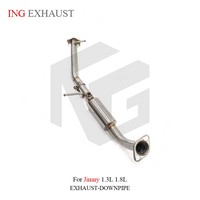 Tuyau de descente d'échappement à haut débit ING pour JIMNY 1.3L 1.8L 2013-2018 pièces de Performance automatique système de tuyaux d'échappement accessoires de voiture