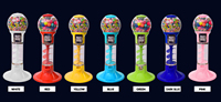110CM Haute Qualité Mécanique Gumball En Spirale/Distributeur Automatique De Bonbons Option De Location 300-600 Pcs Capacité 1 An