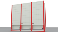 Système de stockage vertical VLM certifié CE, système de rayonnage intelligent avec technologie Pick-to-Light pour la gestion des stocks en entrepôt