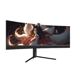 Moniteur de jeu Hopestar 44.5 pouces panneau VA 1500R moniteur incurvé HDR400 120HZ taux de rafraîchissement écran Esports moniteur de jeu LCD - Product Image 4