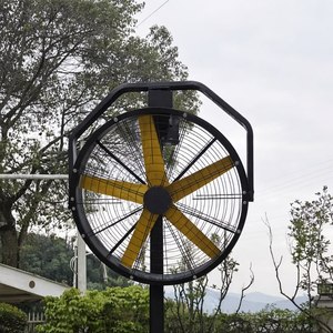 Ventilador de Pared Industrial de 220V/380V CA con Aspas de Aluminio y Magnesio de 600-1200mm (39 Pulgadas) para Uso en Fábrica - Product Image 2