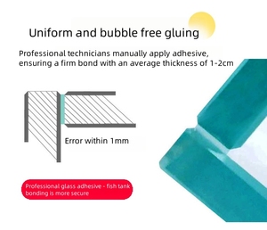 <span class=keywords><strong>Custom</strong></span> Transparant Milieuvriendelijk Reptiel Terrarium Aquarium Aquarium Met Zonnebakken Platform Hoge Heldere Glazen Schildpad Tank - Product Image 4