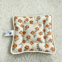 Sous-verre carré mignon et durable pour tasse à thé, tapis isolant thermique, décoration de bureau, sous-verre en céramique, sous-verre matelassé en coton moelleux