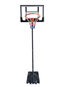 Panier de <span class=keywords><strong>basket</strong></span> portable et réglable SBA305 pour enfants - Alliage d'acier noir, <span class=keywords><strong>hauteur</strong></span> de panier 1,60m-2,10m, utilisation intérieure/extérieure - Product Image 1
