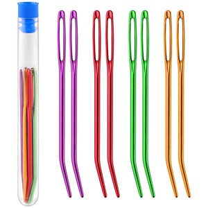Lida GZ019-1 Lot de 8 Aiguilles à Tapisserie Jumbo à Grandes Mentes, Aiguilles à Fil Tranchantes, Style Simple, Aiguilles à Coudre à la Main en Métal pour le Rembourrage, 7 cm - Product Image 1