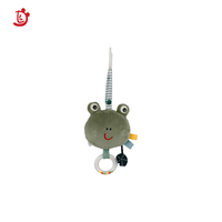 Usine En Gros Kawaii Grenouille Animation Conception Animal En Peluche Jouet Bébé En Peluche Lit Suspendu Hochet pour 0-12 Mois Poussette Jouet