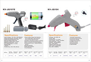 <span class=keywords><strong>Pistolet</strong></span> à colle en <span class=keywords><strong>silicone</strong></span> thermofusible à chauffage électrique Rechargeable 60w, avec bâtons de colle et batterie Li-ion <span class=keywords><strong>12v</strong></span>, Certification - Product Image 2