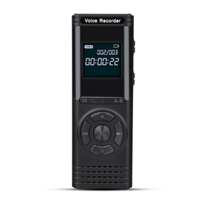 802 ABS Plastic Recorder | MP3/WAV Format | Monochrome LCD with External Speaker - Product Image 1