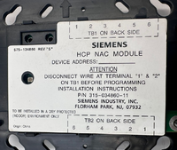 Nouveau point de contrôle intelligent d'alarme incendie HCP original 500034860