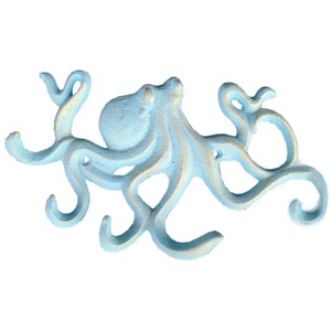 Gancho de tentáculo de pulpo de hierro fundido marrón antiguo - Product Image 3