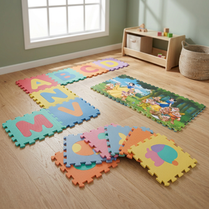 Alfombra de Juego de Espuma EVA Suave Unisex OEM/ODM, 42x42cm, Educativa, para Bebés, para Picnic, Grosor de 9-10mm, Espuma de Vietnam - Product Image 3