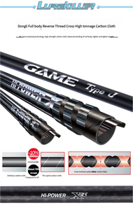 คันเบ็ดตกปลา Lurekiller 1.8 เมตร PE Jigging Rod 1-5 JIG 40-260 กรัม รับน้ำหนักได้ 20 กิโลกรัม คาร์บอนนุ่ม แข็งแรงสูง อะไหล่ฟูจิทั้งชุด ด้ามจับ EVA สำหรับตกปลาทะเล - Product Image 6