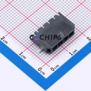 WT5557W-040R-0W Wire-to-Board Pin Header SMD,P=3mm,Horizontal Mount Connector 1x4P 3mm Horizontal Mount Micro-Fit (MX 3.0) - Product Image 1