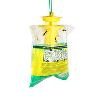 Sac réutilisable jaune pour attraper les guêpes et les frelons – Piège extérieur pour guêpes