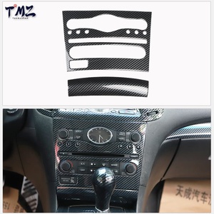 Kit Trim Interior Bergaya Serat Karbon, Set Lengkap Panel Pelindung Dasbor untuk Infiniti G25 G37 2010-2013 setir kiri - Product Image 4