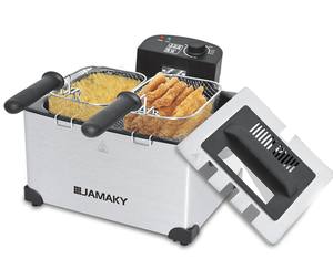 Friteuse à double panier à économie d'énergie, <span class=keywords><strong>moteur</strong></span> 2400W, technologie de chauffage efficace - Product Image 1