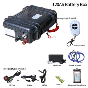 Batterie au lithium 12V 120AH pour <span class=keywords><strong>planche</strong></span> à <span class=keywords><strong>pagaie</strong></span> gonflable, kayak, moteur, accessoires de stand-up paddle - Product Image 1