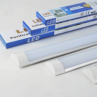 Aluminium et PC complet latte linéaire 76x24x600mm 26w led tube plat lumière