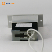 Mini LFC-6 AC220V Electromagnetic Accumulation Manual Press Reset Punch Counters