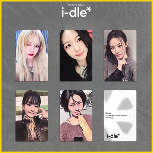 5 pz/set KPOP I-DLE Album siamo una speciale carta Bonus Soyeon Miyeon Shuhua YUQI <span class=keywords><strong>MINNIE</strong></span> I We G cartolina - Product Image 6