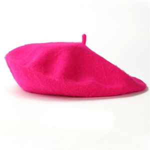 Offre Spéciale Stock Promotion Mode Français Béret Pas Cher Adultes Laine Feutre Béret Chapeau pour Femmes - Product Image 2