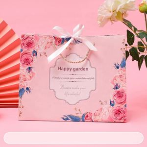 Sac de transport en papier pour fleuriste avec nœud, personnalisable, pour emballage et décoration florale - Product Image 6