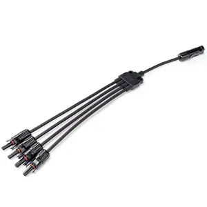 Juego de 1 Par de Adaptadores de Cable para Panel Solar Fotovoltaico, Impermeables IP67, con Terminal de Crimpado, Conectores en Y <span class=keywords><strong>M</strong></span>/FFFF y F/<span class=keywords><strong>MMMM</strong></span> - Product Image 5
