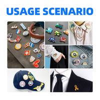 Fabriqué en Chine usine broche emblème fabrication mignon personnalisé émail broche avec Logo de l'entreprise