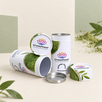 Tube d'emballage pour biscuits personnalisé, écologique, de qualité alimentaire, avec couvercle en métal