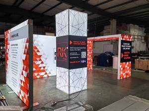 Stand Espositivo Modulare Retroilluminato SEG 20x20ft con Telaio in Alluminio per Fiere CES <span class=keywords><strong>SEMA</strong></span> - Product Image 2